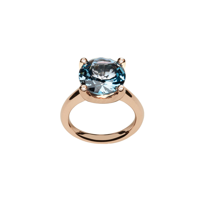Anello in argento con Topazio Blu Londra-6118TQ Anello in argento con Topazio Blu Londra-6118TQ